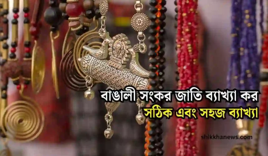 বাঙালী সংকর জাতি ব্যাখ্যা কর। সঠিক এবং সহজ ব্যাখ্যা।